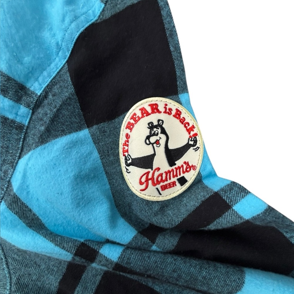 NWT | Angry Minnow | Hamm’s Beer Flannel | XXL - Picture 5 of 7